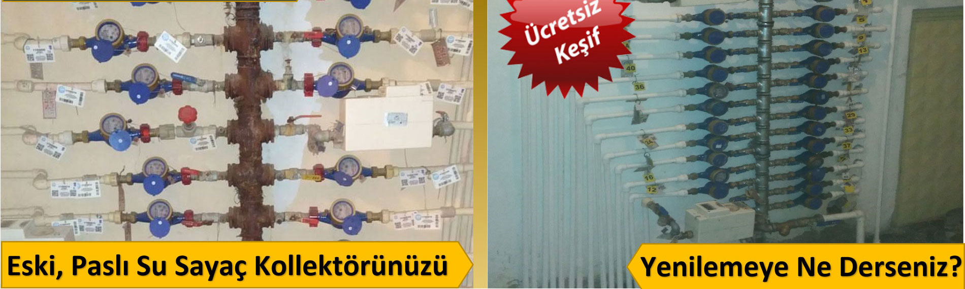 Su Saati Kollektör Yenileme Bulutlar Tesisat Ankara